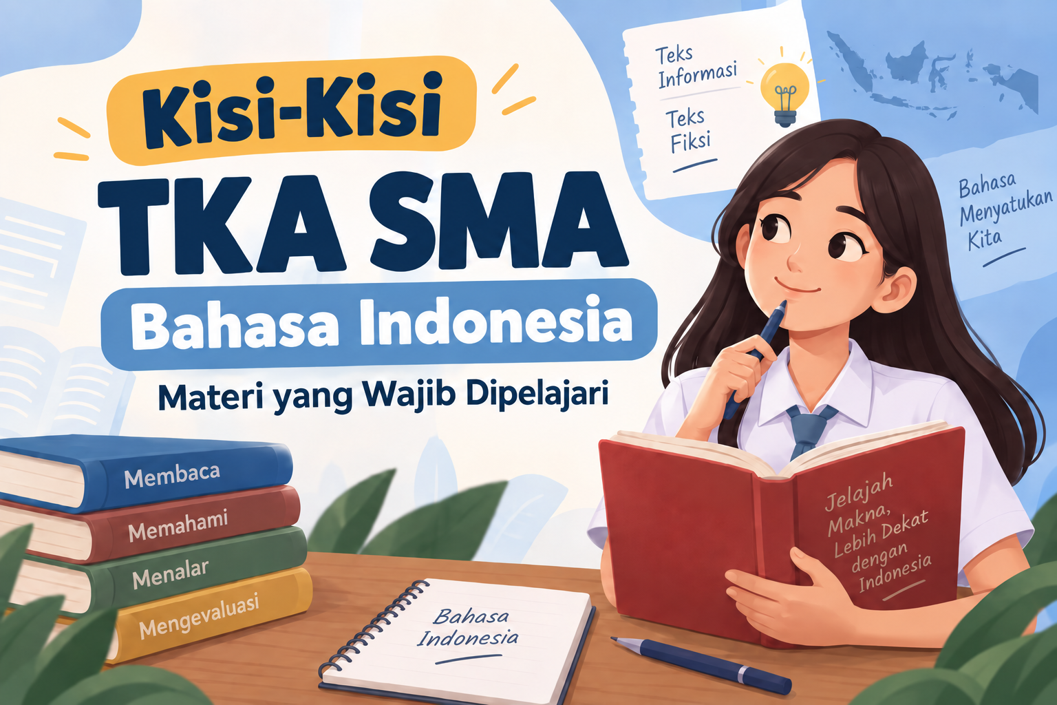 Kisi-Kisi TKA SMA Bahasa Indonesia: Materi yang Wajib Dipelajari